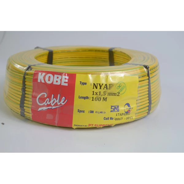 Kabel NYAF Kobe Cable berkualitas standard SNI dan LMK