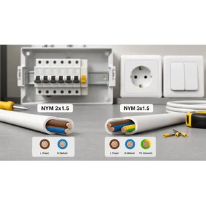 Perbandingan kabel NYM 2x1.5 dan 3x1.5 untuk instalasi rumah